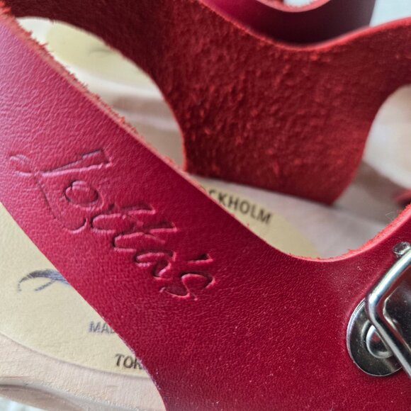 Lotta's of Stockholm red clogs (EUR size 38 / US 7) - Picture 6 of 6
